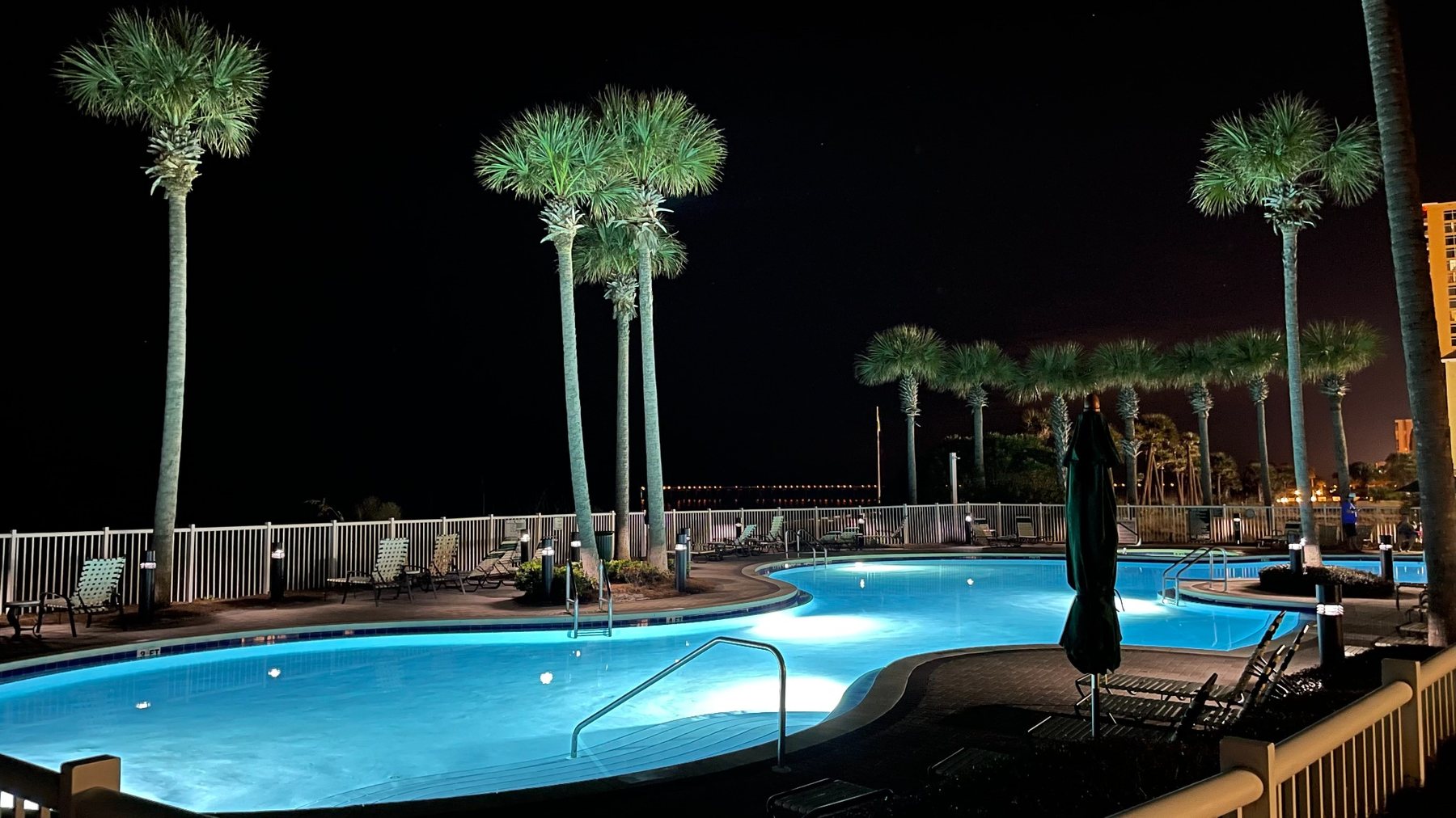 Pool at Night